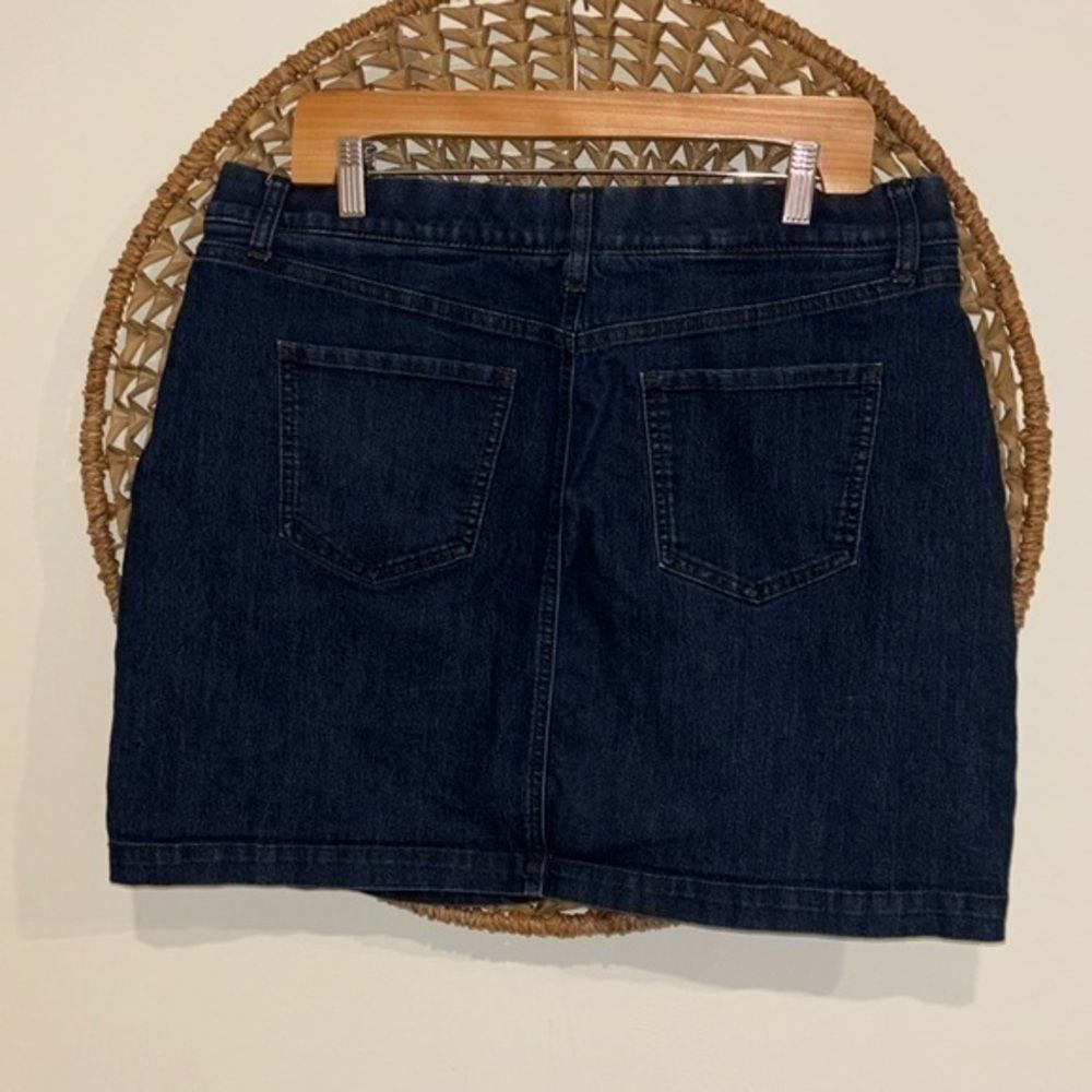 Croft & Barrow denim skirt size 16